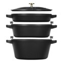 Garnek Zwilling La Cocotte Czarny Żeliwo 1 Części Ø 24 cm 1 kg 4,2 L (1 Sztuk)