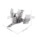 Piececool Puzzle Metalowe Model 3D Działko Przeciwlotnicze FLAKVIERLING 38