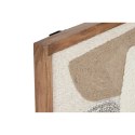 Obraz Home ESPRIT Biały Naturalny Abstrakcyjny Skandynawski 50 x 3 x 60 cm (2 Sztuk)