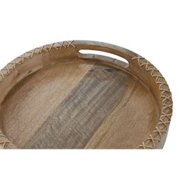 Tacka do przekąsek Home ESPRIT Naturalny Kolonialny 30 x 30 x 5 cm