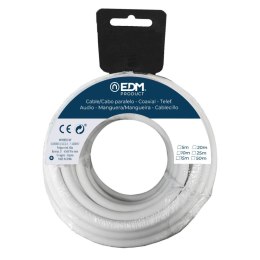 Kabel EDM 28103 Biały 2 x 1 mm 15 m