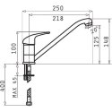 Kitchen Tap Pyramis 090 923 401 Wanilia Stal nierdzewna Granit