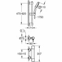 Kolumna Prysznicowa Grohe Precision Trend