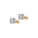 Gold earrings KZD6677 - Diamond