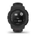 Smartwatch GARMIN Instinct 2 Solar Ciemny szary 0,79" Czarny Grafit