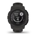 Smartwatch GARMIN Instinct 2 Solar Ciemny szary 0,79" Czarny Grafit