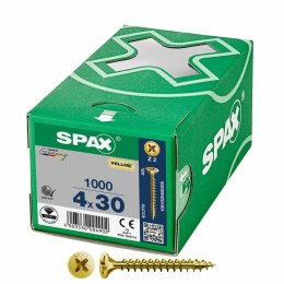 Pudełko śrubek SPAX Yellox Z2 Płaska głowa 4,0 x 30 mm 1000 Unidades