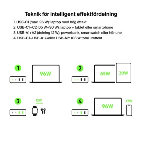 Ładowarka do Laptopa Belkin WCH010VFBK Czarny