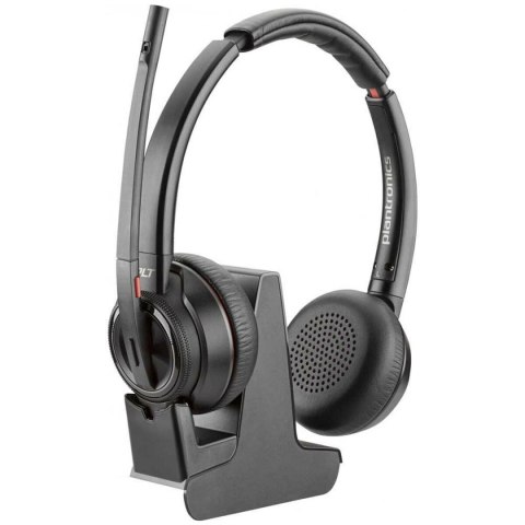 Słuchawki z Mikrofonem Plantronics W8220-M Czarny