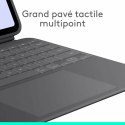 Pokrowiec na Tablet Logitech iPad Pro Czarny Szary Grafit AZERTY QWERTY Qwerty US