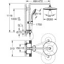 Kolumna Prysznicowa Grohe VITALIO SYSTEM 260