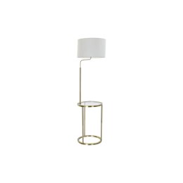 Lampa Stojąca DKD Home Decor 43,5 x 40 x 154 cm Złoty Metal Biały 220 V 50 W