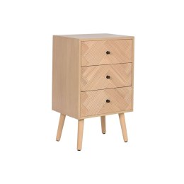 Stolik Nocny Home ESPRIT Naturalny Drewno paulowni Drewno MDF 42 x 34 x 70 cm