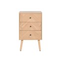 Stolik Nocny Home ESPRIT Naturalny Drewno paulowni Drewno MDF 42 x 34 x 70 cm