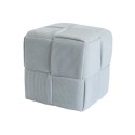 Puff Versa Szary Drewno MDF 43 x 43 x 43 cm