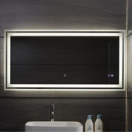 Aquamarin Lustro łazienkowe z oświetleniem LED, 120 x 60 cm