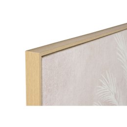 Obraz Home ESPRIT Biały Beżowy Palmy Tropikalny 100 x 4 x 140 cm (2 Sztuk)