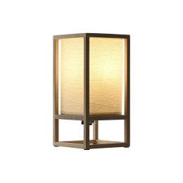 Lampa stołowa Home ESPRIT Biały Brązowy Naturalny Sosna 220 V 12 x 12 x 25 cm