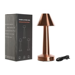 Lampa stołowa Home ESPRIT Miedź Złoty Srebrzysty Metal (3 Sztuk)