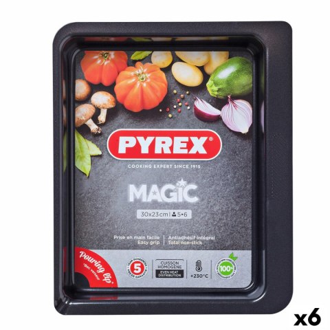 Naczynie do Piekarnika Pyrex Magic Prostokątny Metal 30 x 23 cm 6 Sztuk