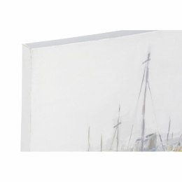 Obraz DKD Home Decor Barco Śródziemnomorski (120 x 3,8 x 90 cm)