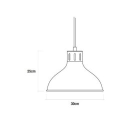 Lampa Sufitowa EDM 32111 Lampa Sufitowa Metal 60 W (30 x 25 cm)