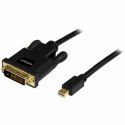 Adapter Mini DisplayPort do DVI Startech MDP2DVIMM6B (1,8 m) Czarny 1.8 m