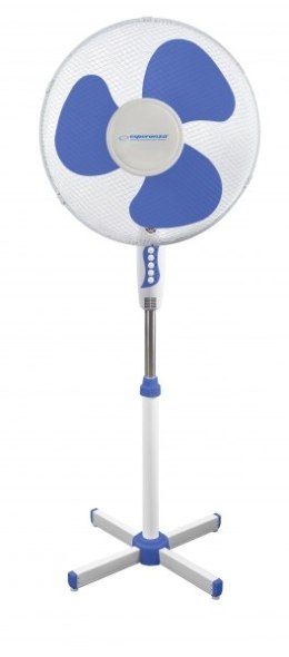 EHF001WB Esperanza wentylator 16'' stojący hurricane biało-niebieski