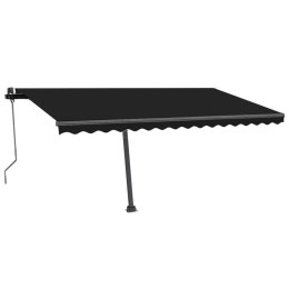 Automatycznie zwijana markiza, LED i czujnik wiatru, 400x350 cm