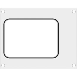 Matryca forma do zgrzewarek MCS na tackę bez podziału 187x137 mm - Hendi 805565