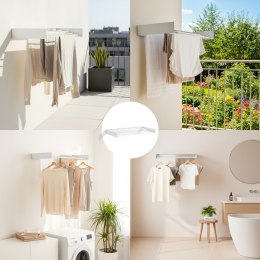 Składany, rozsuwany, chowany naścienny suszarka do ubrań Dryva 100 InnovaGoods