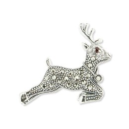 Srebrna broszka RDM6708 - Markazyty