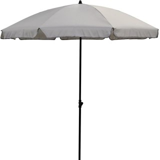 PARASOL OGRODOWY 185CM SZARY